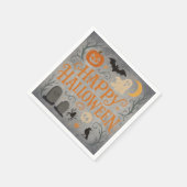 Klassieke,  Happy Halloween Servet (Hoek)