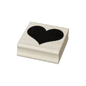 Klassieke Hart Rubber Stempel (Stempel)