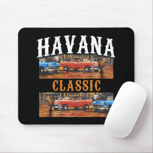 Klassieke Havana - Cubaanse Vintage Car Art Muismat