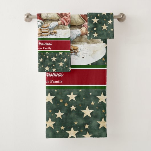 Klassieke heer en mevrouw Claus Koken Badhanddoeke Bad Handdoek (Insitu)