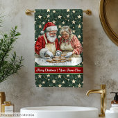 Klassieke heer en mevrouw Claus Koken Badhanddoeke Bad Handdoek