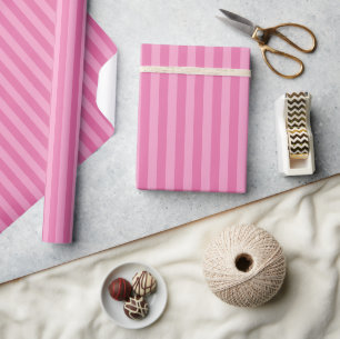 Klassieke helder hete meisjesachtige roze ombre st cadeaupapier