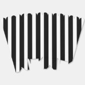 Klassieke heldere zwart-wit gestreepte popcorn bedankdoosjes (Ongevouwen)