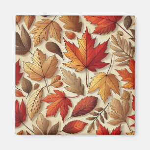 klassieke herfstbladeren magneet
