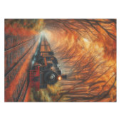 klassieke herfsttrein tafelkleed (Voorkant (Horizontaal))