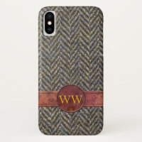 Klassieke Herringbone Tweed Leather Monogram