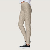 Klassieke Herringbone Weave Texture Leggings (Links)