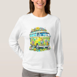Klassieke Hippie Tour Bus T-shirt