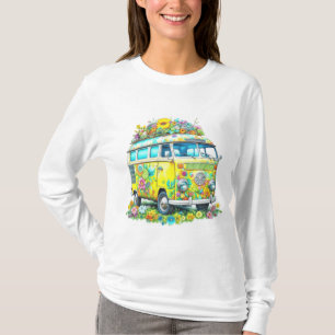 Klassieke Hippie Tour Bus T-shirt