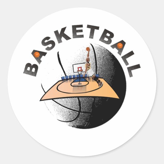 Klassieke honkbalsticker ronde sticker (Voorkant)