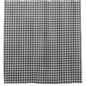 Klassieke houndstooth-vormgeving Dogstooth check-d Douchegordijn (Voorkant)