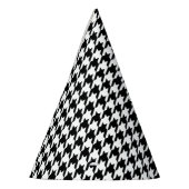 Klassieke houndstooth-vormgeving Dogstooth check-d Feesthoedjes (Links)