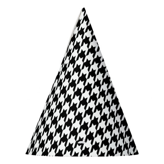 Klassieke houndstooth-vormgeving Dogstooth check-d Feesthoedjes (Links)