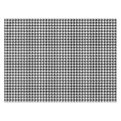 Klassieke houndstooth-vormgeving Dogstooth check-d Tafelkleed (Voorkant (Horizontaal))