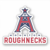 Klassieke Houston Roughnecks Merch Sticker (Voorkant)