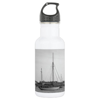 Klassieke houten jacht waterfles