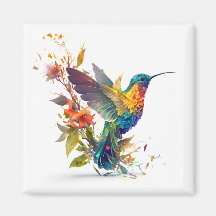 Klassieke Humminbird koelkastmagneet