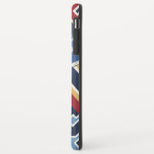 Klassieke Ice Hockey Patchwork-Shirten & Puck Case-Mate iPhone Case (Achterkant/links)