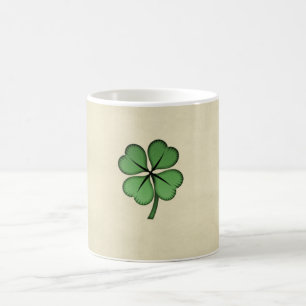 Klassieke Ierse Lucky Shamrock Koffiemok
