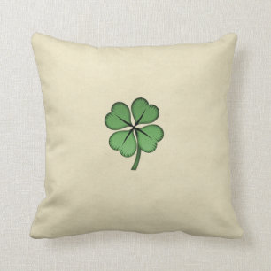 Klassieke Ierse Lucky Shamrock Kussen
