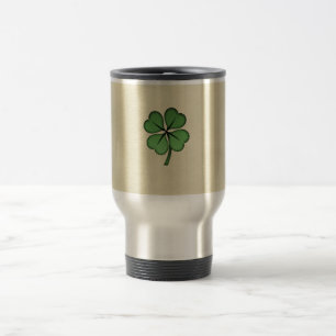 Klassieke Ierse Lucky Shamrock Reisbeker