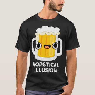 Klassieke Illusie Grappig Bier Pun T-shirt