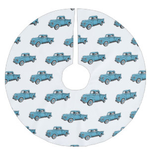 Klassieke illustratie van de cartoon van de bestel kerstboom rok