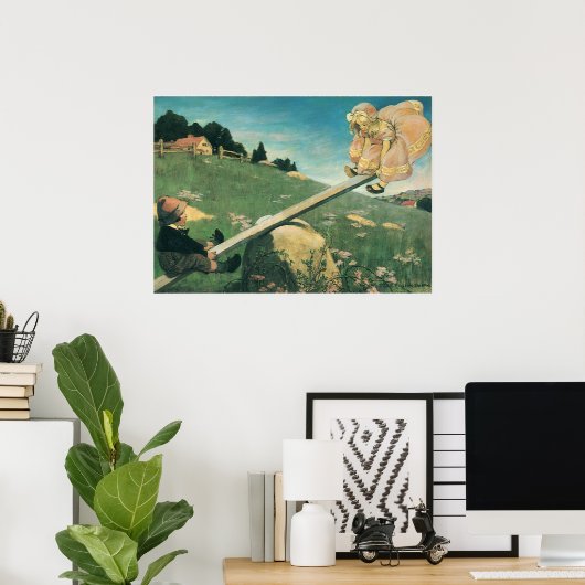 Klassieke illustratie van Jessie Willcox Smith voo Poster (Thuiskantoor)