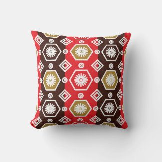 Klassieke Indonesische batik: Plant motief Elegant Kussen