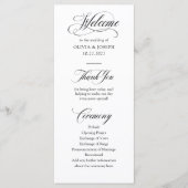 Klassieke Italiaanse elegantie zwart en wit | Brui Programma (Voorkant)