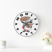 Klassieke Italiaanse pizzachef cartoon Grote Klok (Huis)