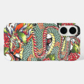 Klassieke  japanse drakenTattoo Case-Mate iPhone Case (Achterkant (horizontaal))