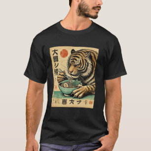 Klassieke Japanse kunst Wilde Noedel liefhebber Ti T-shirt