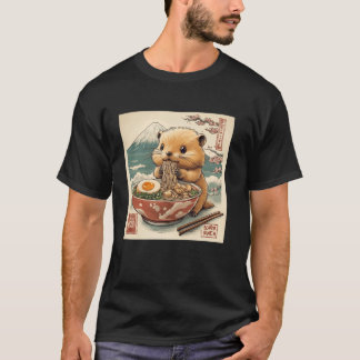 Klassieke Japanse Mt. Fuji Bloesem Baby Bever Ram T-shirt
