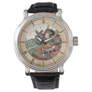 Klassieke Japanse Samurai Warrior General Horloge