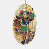 Klassieke  Japanse Samurai Warrior General Keramisch Ornament (Rechts)