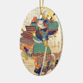 Klassieke  Japanse Samurai Warrior General Keramisch Ornament (Links)