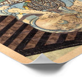 Klassieke Japanse Samurai Warrior General Poster (Hoek)