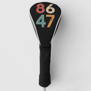 Klassieke  jaren 80 Stijl 86 47 Anti Trump Golfheadcover