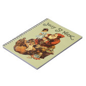 Klassieke Jolly St. Nick Notitieboek (Linkerzijde)