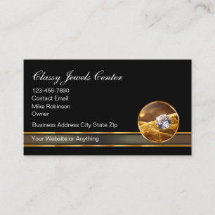 Klassieke juwelier juwelierswinkel visitekaartjes
