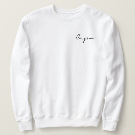 Klassieke Kaap Sweater (Design voorkant)