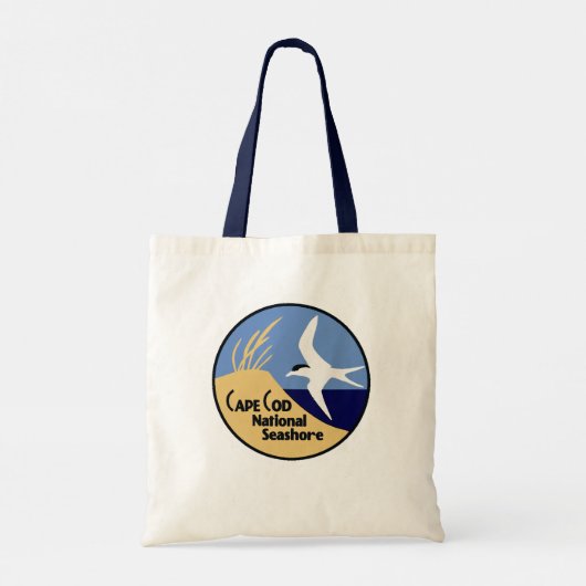Klassieke Kaapskabeljauw National Seashore Canvas Tote Bag (Achterkant)