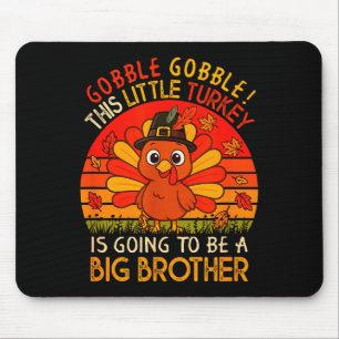 Klassieke kalkoen wordt de grote broer Thanksgivin Muismat