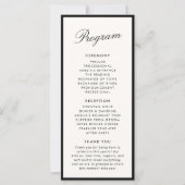 Klassieke Kalligrafie Oud Geld Programma (Voorkant)