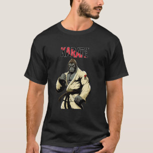 Klassieke Karate Gorilla - Karate Vecht Gorilla T-shirt