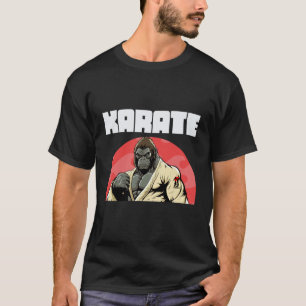 Klassieke Karateka Karate Gorilla T-shirt