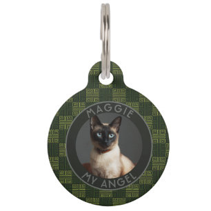 Klassieke Katten Cadeau Tribale Print Huisdierpenning