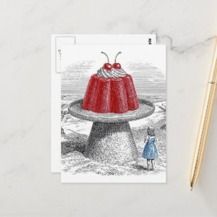 Klassieke Kers Surrealistische Zoete Traktatie Briefkaart