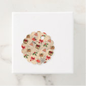 Klassieke kerst bedankjes labels (In situ)